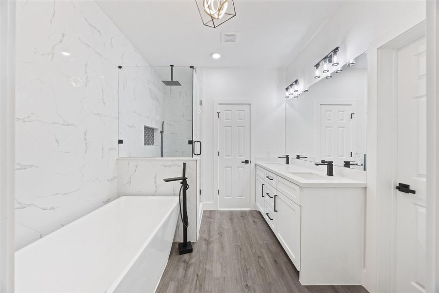 Furnished interior view inside a new home in , Houston (Image 9).