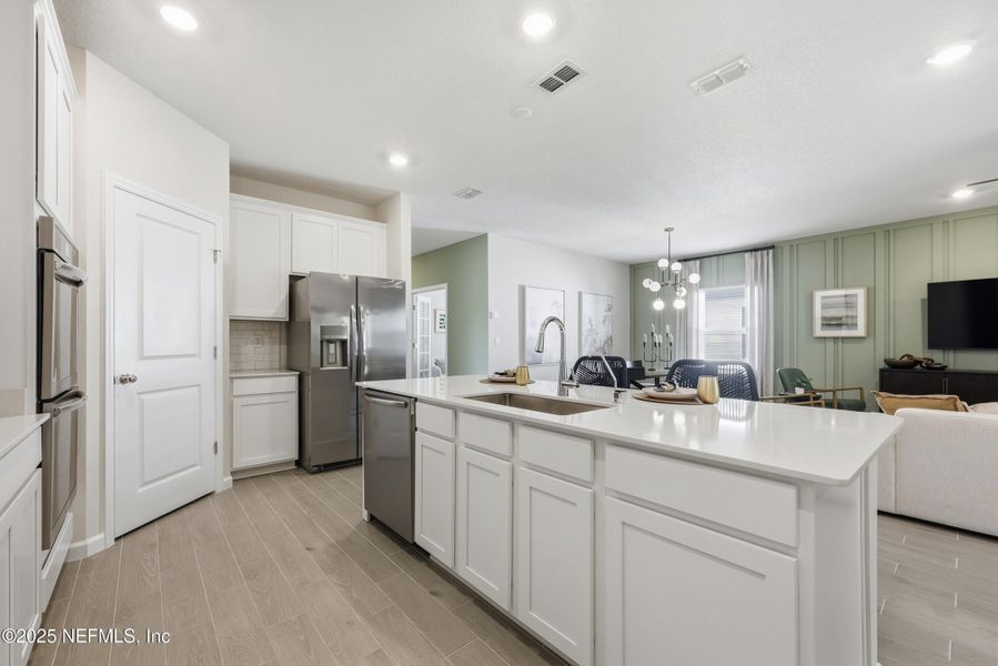Furnished interior view inside a new home in , Green Cove Springs (Image 9). Furnished interior view inside a new home in , Green Cove Springs (Image 9).