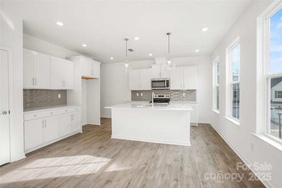 Furnished interior view inside a new home in Galloway Towns, Charlotte (Image 9).
