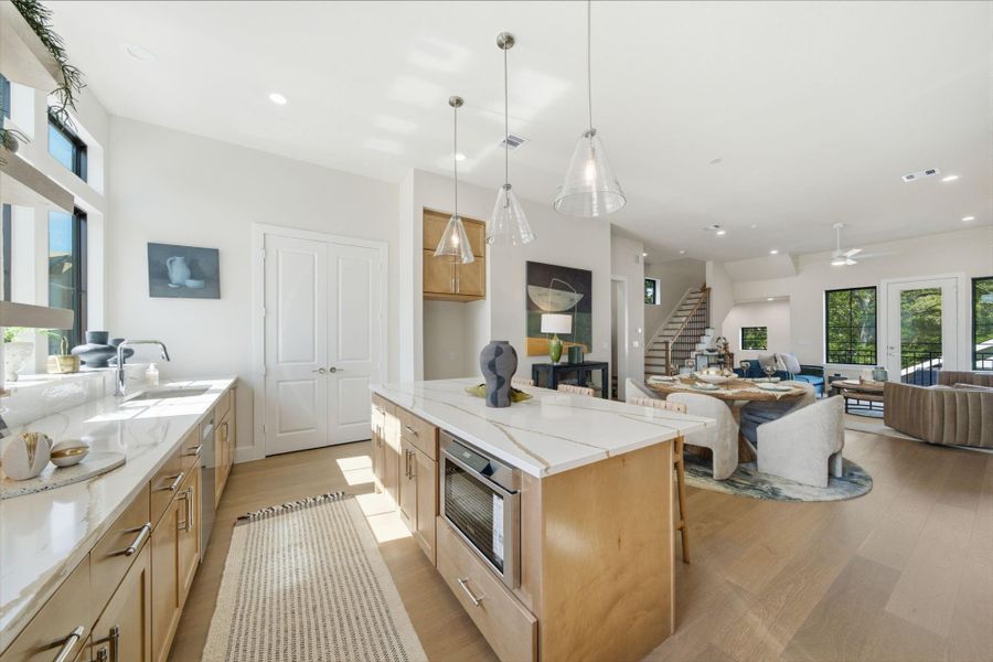 Furnished interior view inside a new home in Spring Valley Creek, Houston (Image 9).