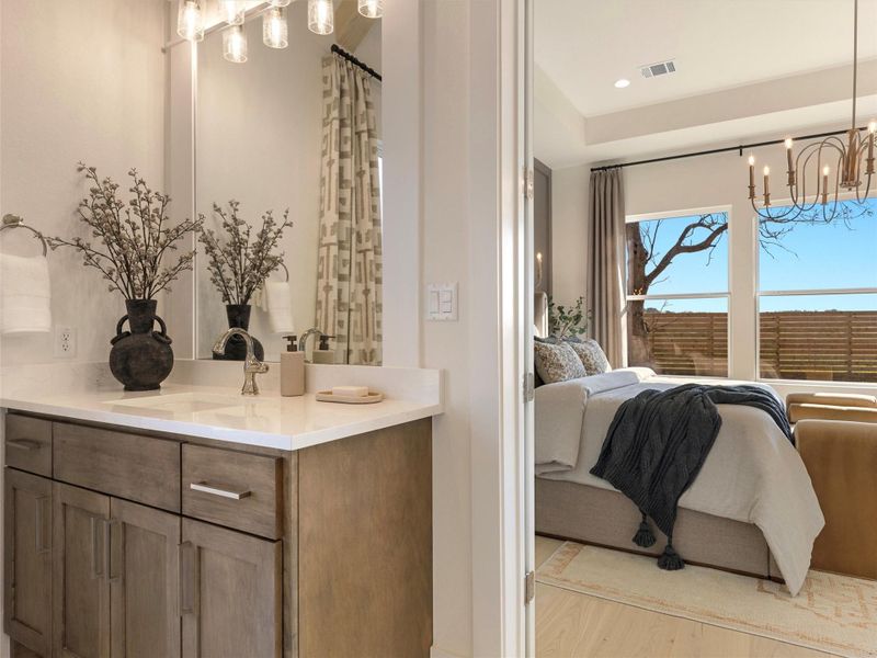 Furnished interior view inside a new home in , Smithville (Image 29).