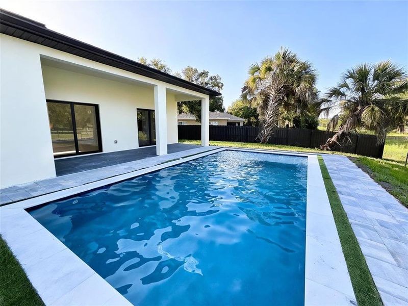 Exterior details and patio area of a home in , North Port (Image 16). Exterior details and patio area of a home in , North Port (Image 16).