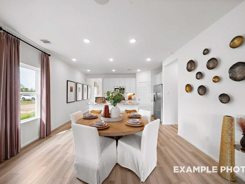 Furnished interior view inside a new home in Robins Landing, Houston (Image 11).