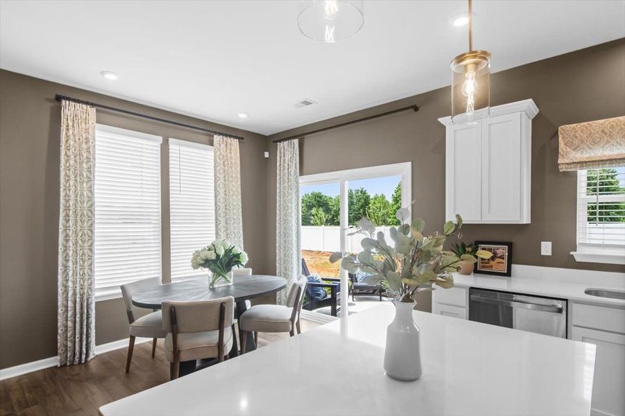 Furnished interior view inside a new home in Gardner Heights, Greer (Image 18). Furnished interior view inside a new home in Gardner Heights, Greer (Image 18).