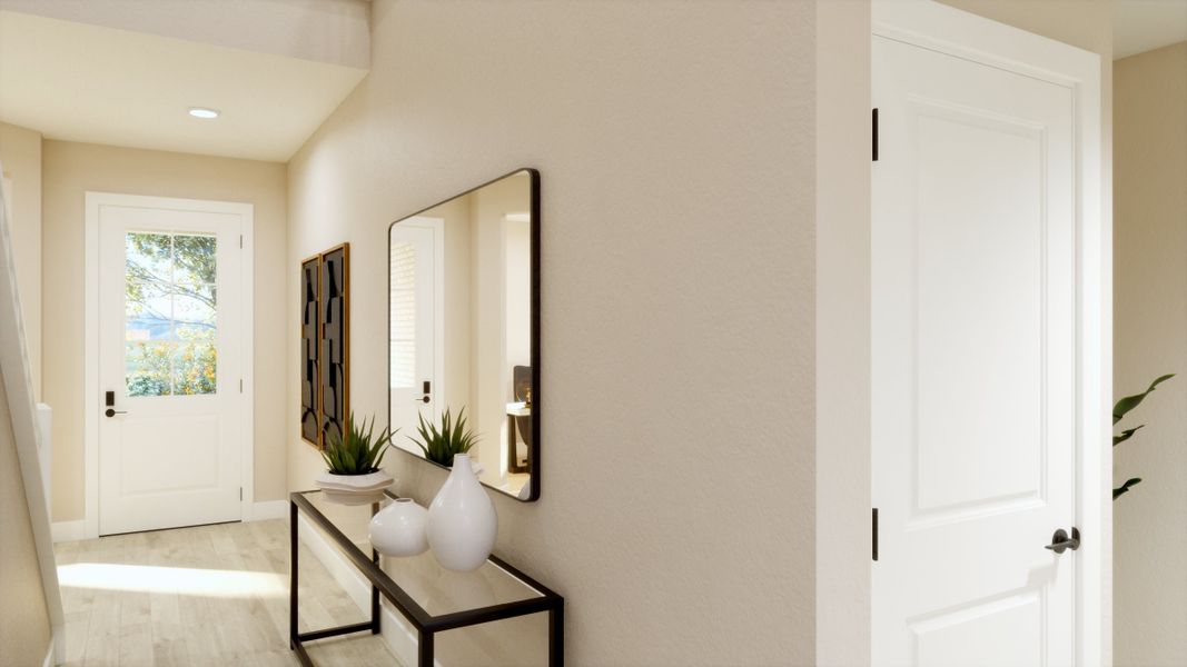Representative furnished interior of a home built from the Skylark by Trumark Homes in Trumark Homes at Tanterra, Parker (Image 3).