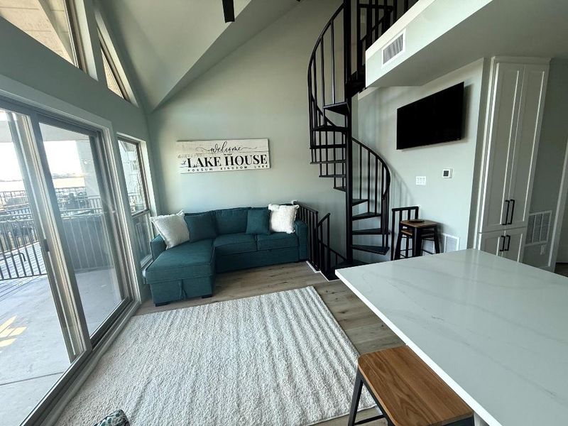 Furnished interior view inside a new home in , Strawn (Image 14).