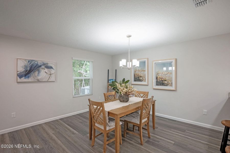 Furnished interior view inside a new home in , Jacksonville (Image 16).