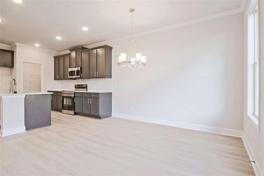 Furnished interior view inside a new home in Somerset at Riverbrook, Gainesville (Image 12).