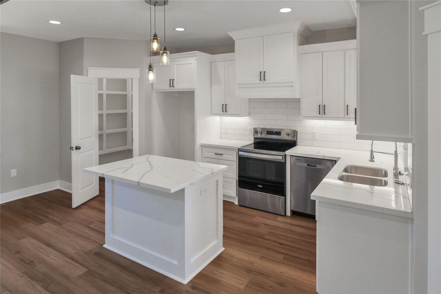 Furnished interior view inside a new home in , Shepherd (Image 8).