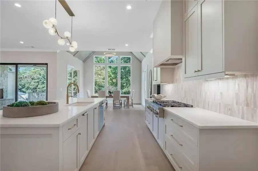 Furnished interior view inside a new home in , Atlanta (Image 33).