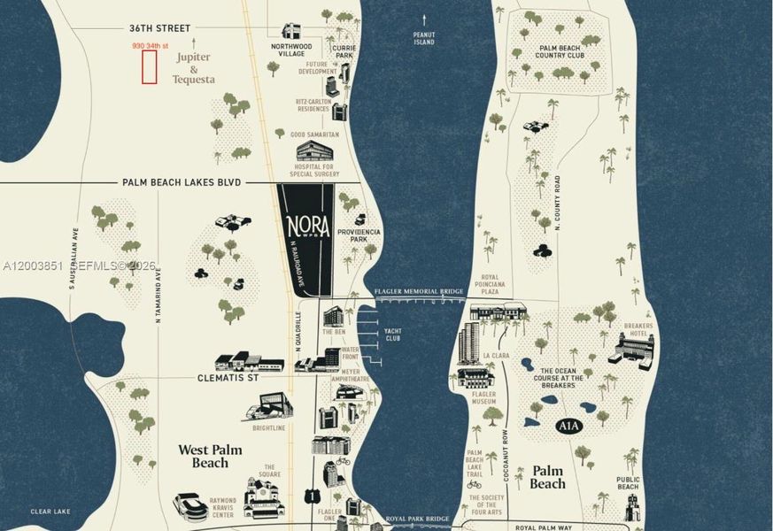 NORA West Palm 5 minutes away