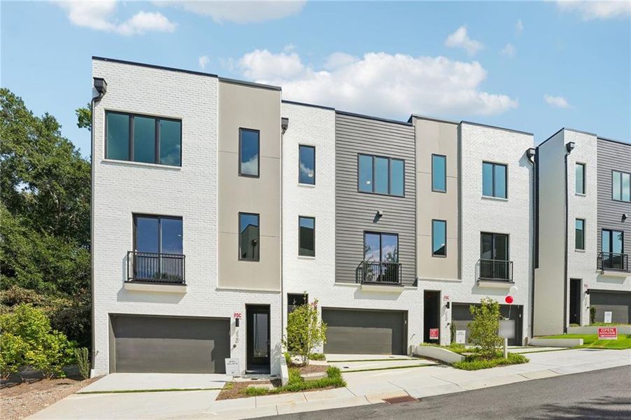Front exterior of a new home in , Decatur, GA, highlighting curb appeal (Image 25).