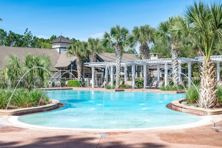 Community amenities in The Villas at Longleaf Park, a Watersound Origins® community, Inlet Beach (Image 7).