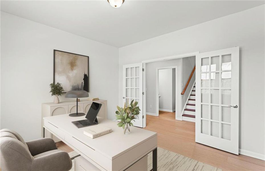 Furnished interior view inside a new home in Linden Grove, Powder Springs (Image 5).