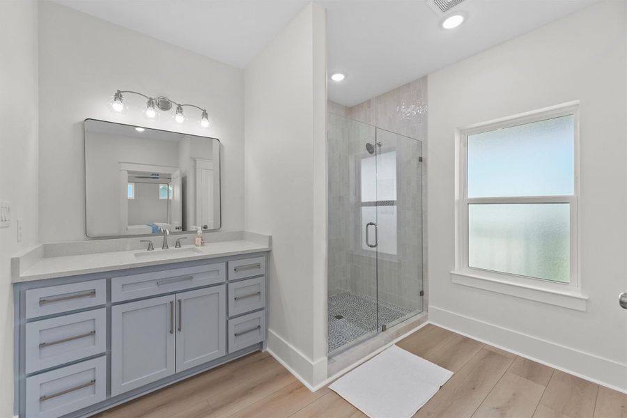 Furnished interior view inside a new home in , Galveston (Image 10). Furnished interior view inside a new home in , Galveston (Image 10).