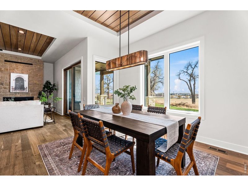 Furnished interior view inside a new home in , Timnath (Image 8).