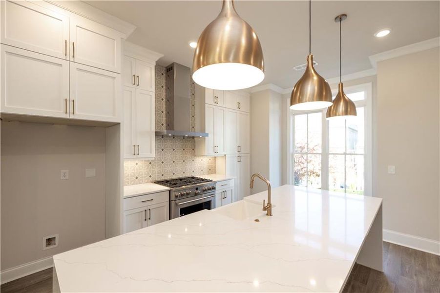Furnished interior view inside a new home in Byers Park, Alpharetta (Image 9).