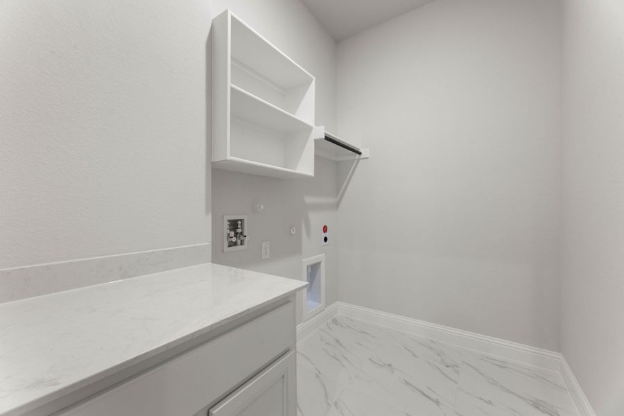 Furnished interior view inside a new home in Creekview Meadows, Pilot Point (Image 10).