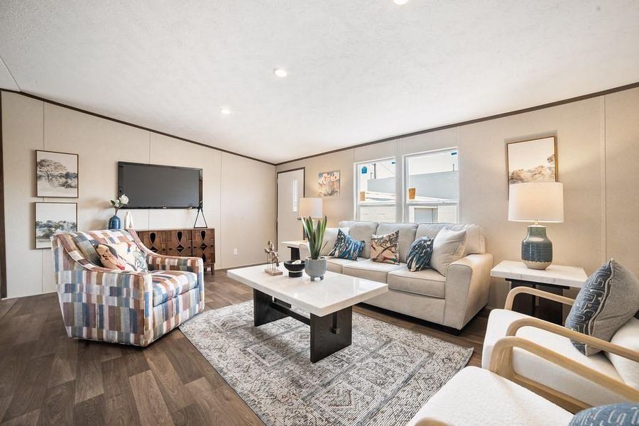 Furnished interior view inside a new home in , Montague (Image 8).