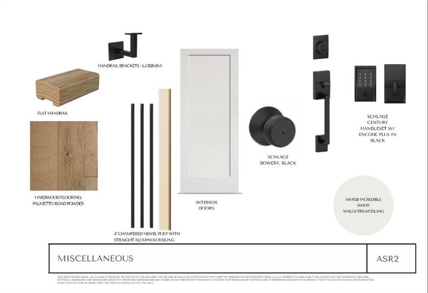 Sample of building materials used in homes in Aster, Roswell (Image 29).