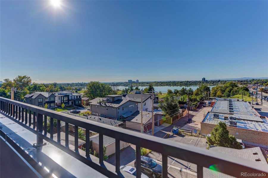 View From Rooftop Deck Fourth Floor