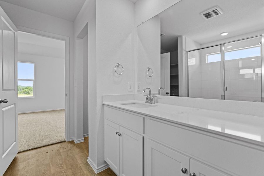 Furnished interior view inside a new home in , Kyle (Image 8).
