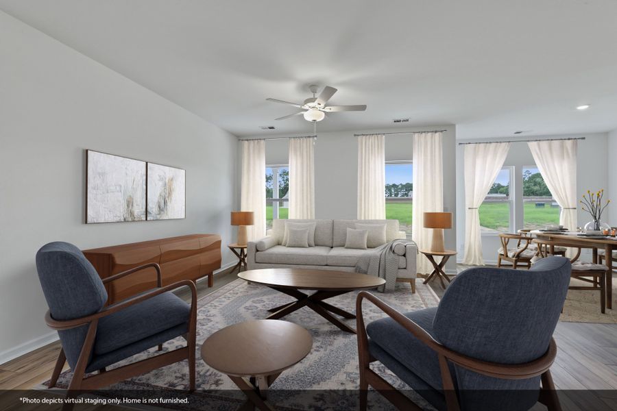 Furnished interior view inside a new home in Jordan Grove, Conway (Image 7). Furnished interior view inside a new home in Jordan Grove, Conway (Image 7).