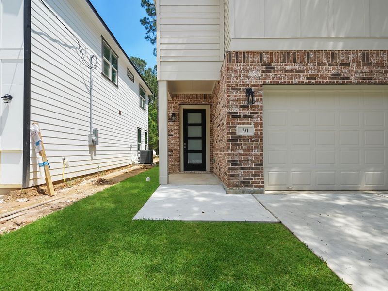 Exterior details and patio area of a home in , Houston (Image 3).