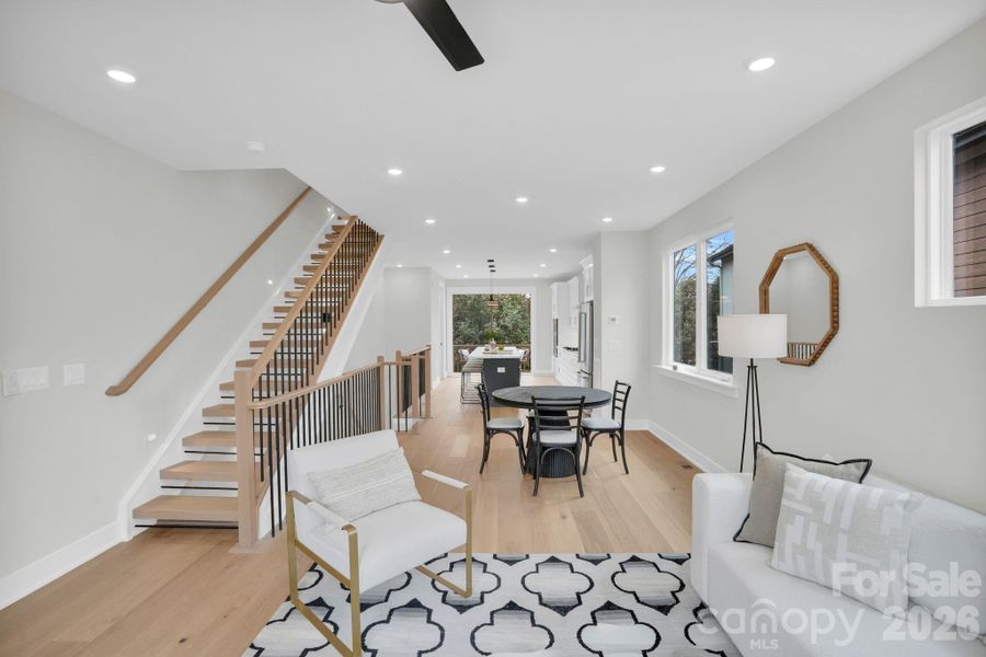 Furnished interior view inside a new home in , Charlotte (Image 5).