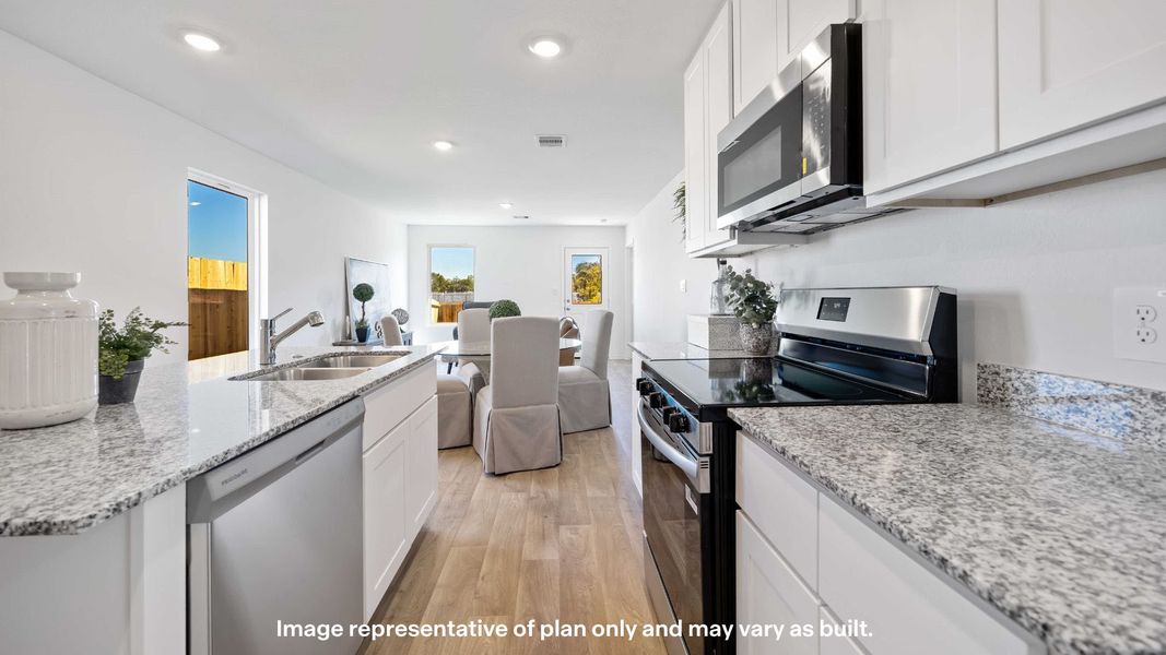 Representative furnished interior of a home built from the Axis by D.R. Horton in Deer Meadows, Odessa (Image 8).