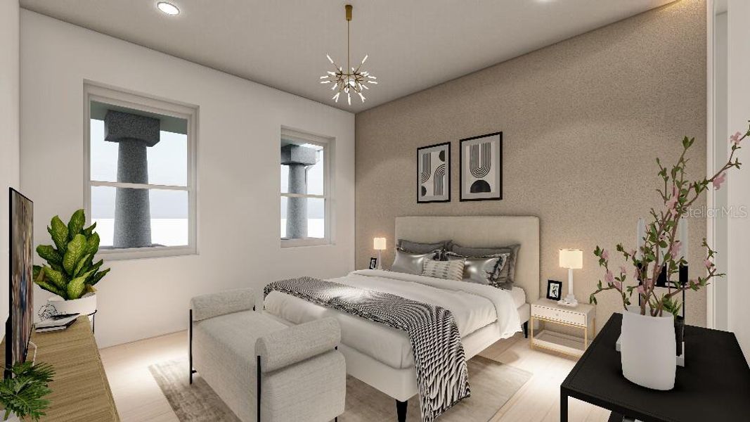 Furnished interior view inside a new home in , Tampa (Image 11).