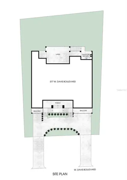 2D floor plan layout of this home in , Tampa, FL (Image 12).