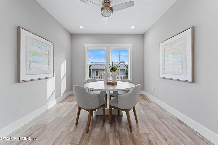 Furnished interior view inside a new home in , Jacksonville Beach (Image 6). Furnished interior view inside a new home in , Jacksonville Beach (Image 6).
