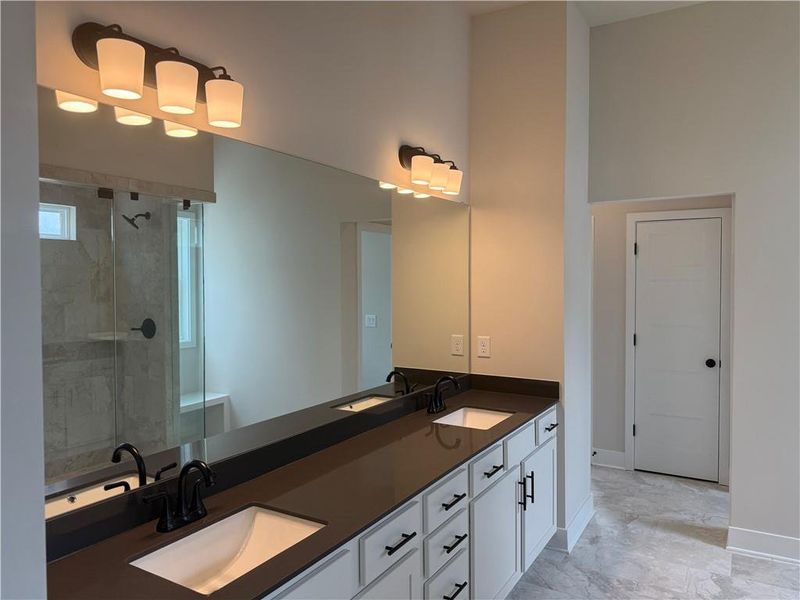 Furnished interior view inside a new home in Rosewood Lake Estates, Hoschton (Image 8).