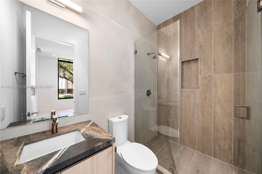 Furnished interior view inside a new home in , Miami (Image 14).