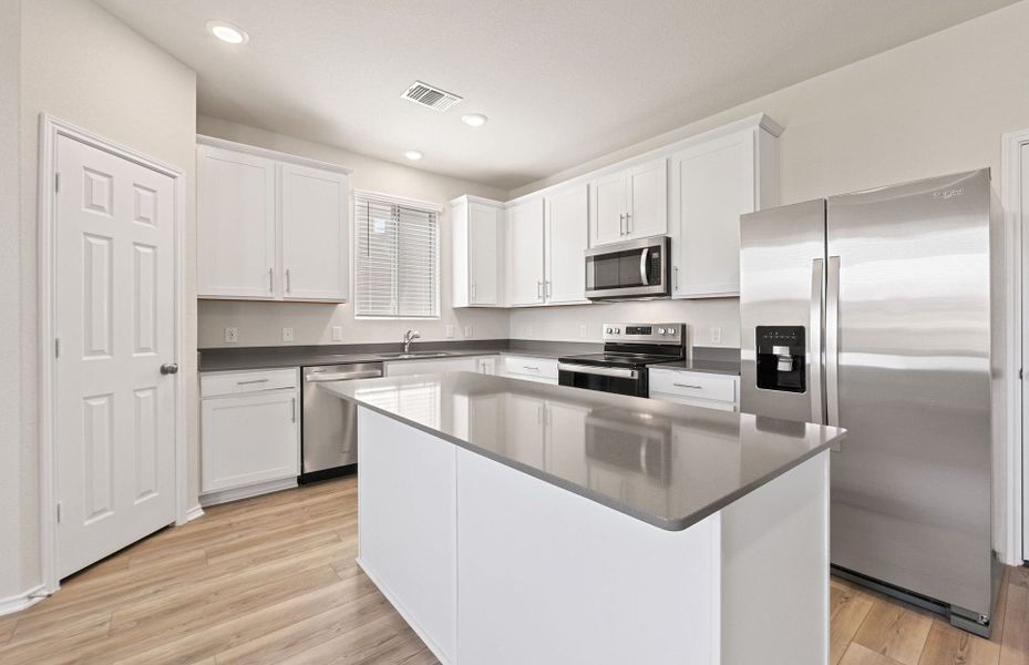 Furnished interior view inside a new home in Sonterra, Jarrell (Image 5).