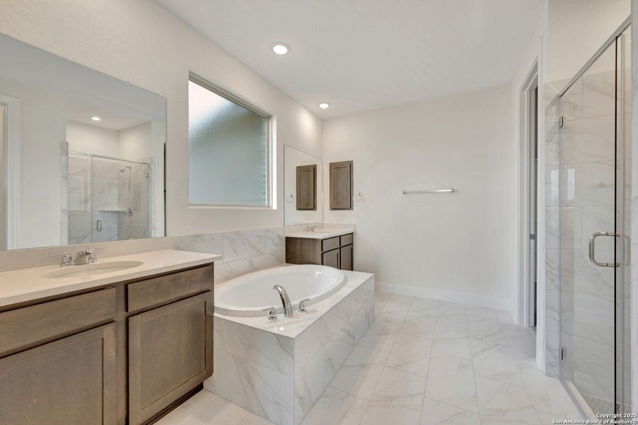 Furnished interior view inside a new home in Preserve at Annabelle Ranch, San Antonio (Image 9).