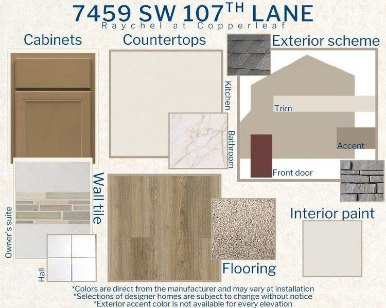 Raychel - Colors for this home