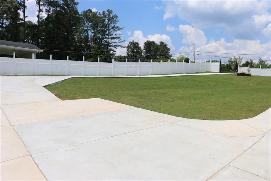 Exterior details and patio area of a home in , Grayson (Image 4). Exterior details and patio area of a home in , Grayson (Image 4).