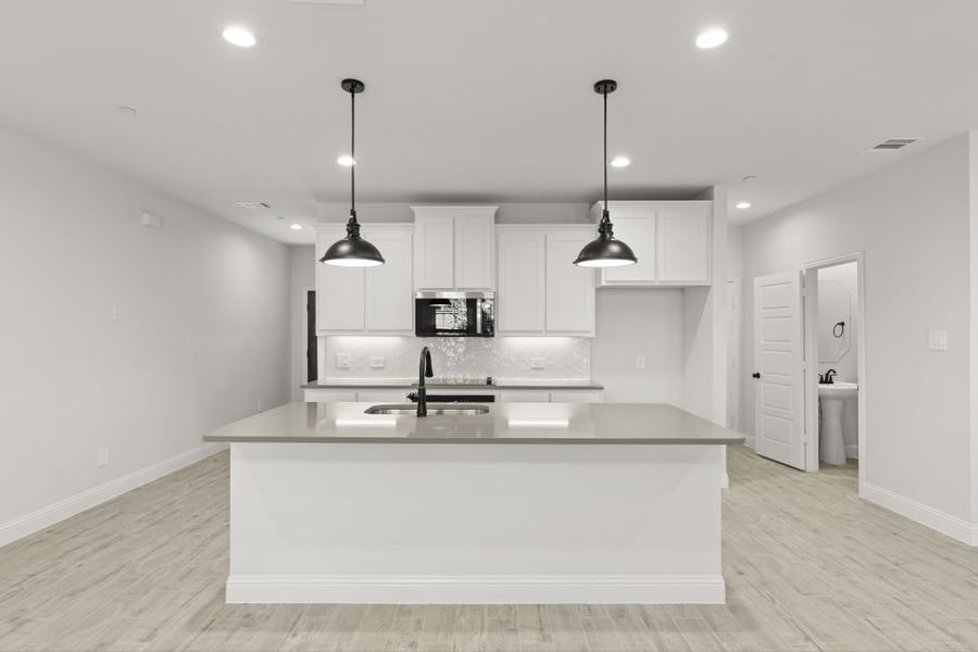 Front exterior of a new home in Sereno Oaks at Buckner Terrace, Dallas, TX, highlighting curb appeal (Image 6). Front exterior of a new home in Sereno Oaks at Buckner Terrace, Dallas, TX, highlighting curb appeal (Image 6).