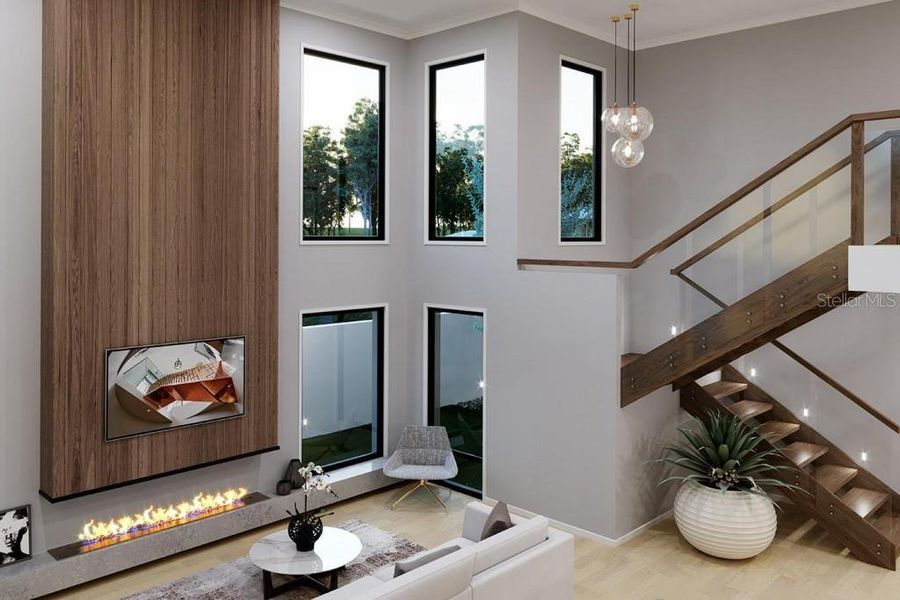 Furnished interior view inside a new home in , Myakka City (Image 4).