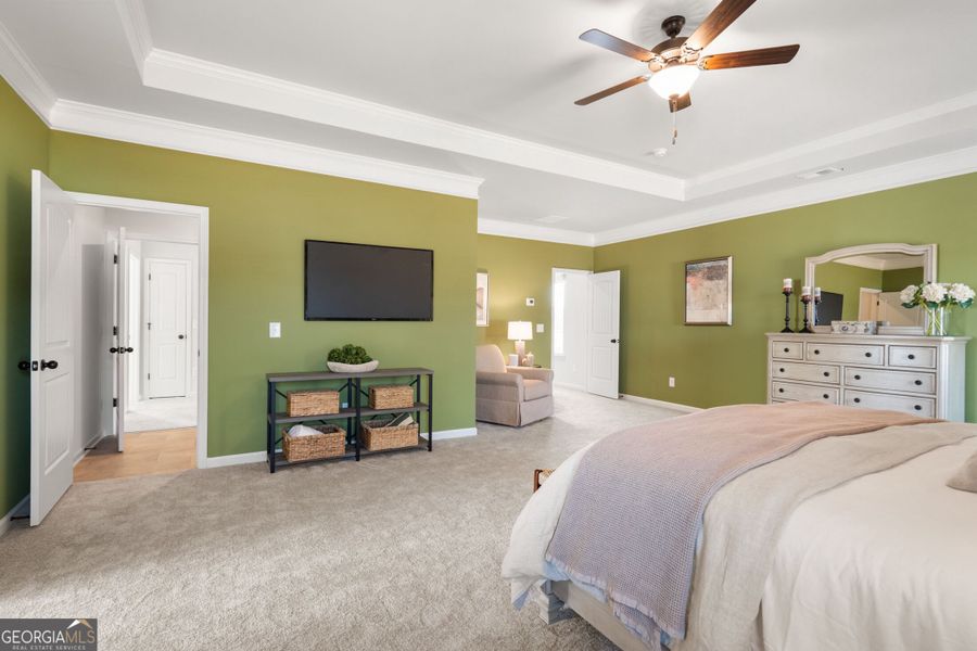Furnished interior view inside a new home in Avalon, Perry (Image 11). Furnished interior view inside a new home in Avalon, Perry (Image 11).