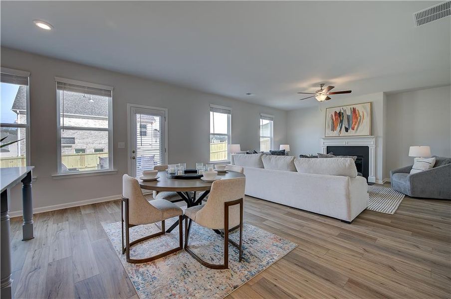 Furnished interior view inside a new home in Burchwood, Stockbridge (Image 10).