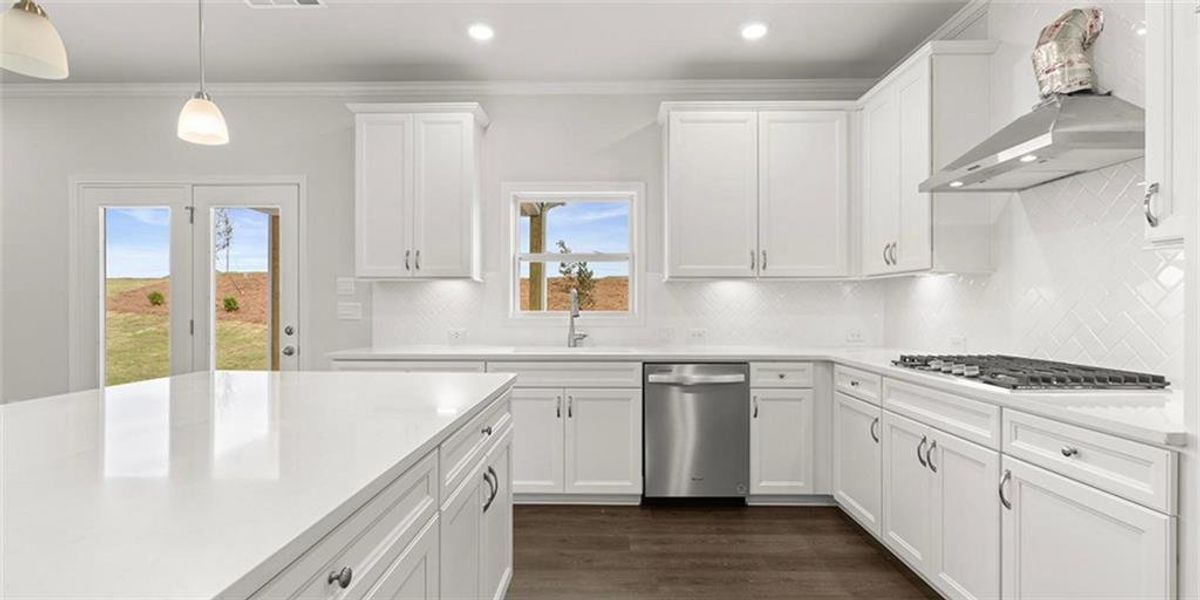 Furnished interior view inside a new home in , Cumming (Image 17).