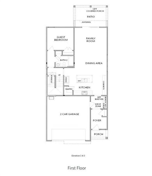 2D floor plan layout of this home in Palisades Single Family, Cumming, GA (Image 4). 2D floor plan layout of this home in Palisades Single Family, Cumming, GA (Image 4).