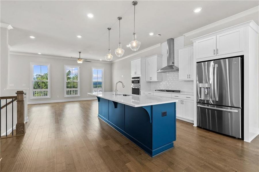 Furnished interior view inside a new home in Palisades Single Family, Cumming (Image 6).