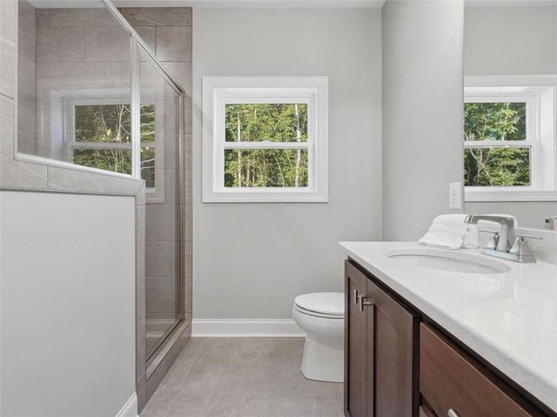 Furnished interior view inside a new home in , Talking Rock (Image 16).