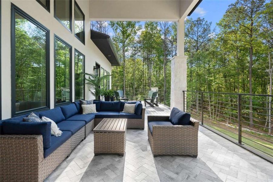Exterior details and patio area of a home in , Whitesburg (Image 27).