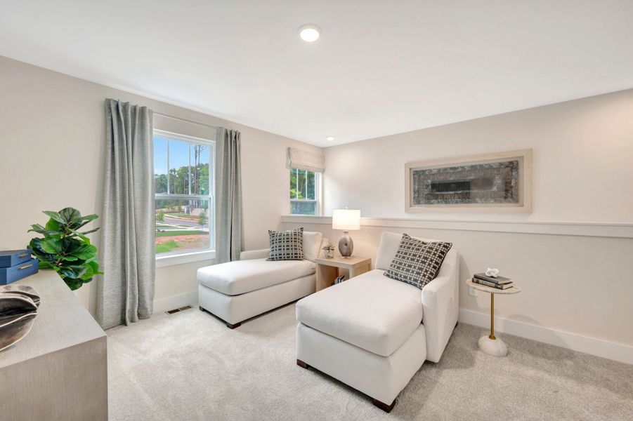 Representative furnished interior of a home built from the Vienna by Mattamy Homes in Ashmore Townes, Garner (Image 15).