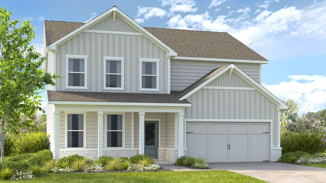 Representative exterior photo of a completed home built from the Atwood by Taylor Morrison in Windance Lake, Loganville, GA (Image 2). Representative exterior photo of a completed home built from the Atwood by Taylor Morrison in Windance Lake, Loganville, GA (Image 2).